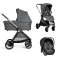 Chicco 3 In 1 Pushchair Bellagio With Adaptors Black Satin