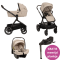 Nuna Kinderwagen 3 in 1 DEMI™ next Biscotti + Autostoel PIPA™ next + Nuna Base CURV