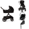 Nuna Stroller 3 in 1 DEMI™ next Caviar + Car Seat Cloud T I Size + Cybex Rotating Base T