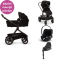 Nuna Stroller 3 in 1 DEMI™ next Caviar + Car Seat Cloud T I Size + Cybex Rotating Base T
