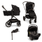 Nuna TRIV™ lx Stroller 3 in 1 Caviar + Car Seat PIPA™ next + BASE™ curv