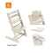 Stokke® Kinderstoel Tripp Trapp® Vanilla White + Newborn Set™ Vanilla White + Baby Set™ Vanilla White + Tray™ Vanilla White