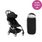 Stokke® YOYO³ Buggy Black + FREE footmuff