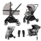 Topmark 3 In 1 Diaz Stroller Taupe + Cabino Car Seat 360 I-Size & Base