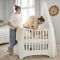 Leander Canopy Stand For Classic Crib Whitewash