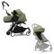 Stokke® YOYO³ Buggy Compleet Met 0+ Newborn Pack White Olive