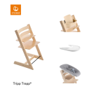 Stokke® High Chair Tripp Trapp® Natural + Newborn Set™ + Baby Set™ Natural + Tray™