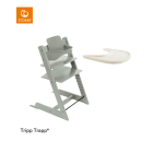 Stokke® Tripp Trapp® Chair Glacier Green + Baby Set™ + FREE Stokke Tray