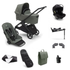 Bugaboo Stroller 3 In 1 Dragonfly Black Forest Green Including Accessories