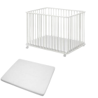 Bebies First Opvouwbare Baby Box Liam Wit Met Matras