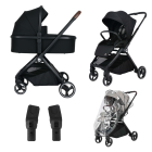 Topmark 2 In 1 Diaz Black Stroller