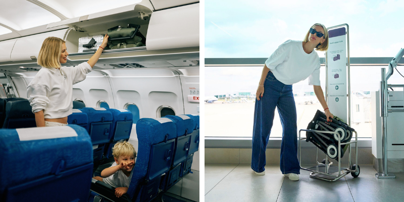 Buggy handbagage vliegtuig