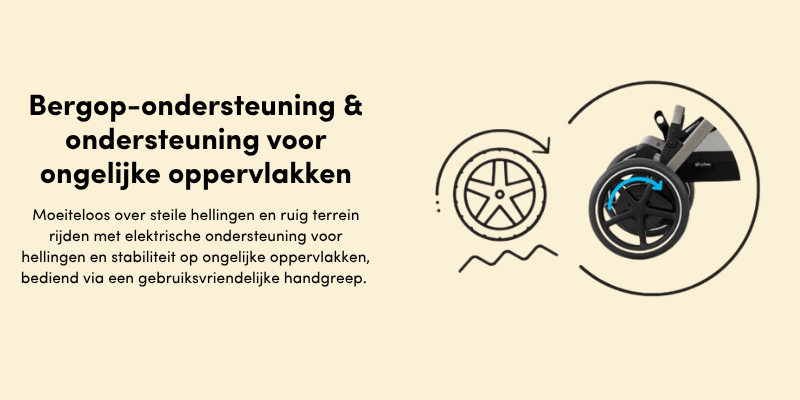 Cybex e-Gazelle S kinderwagen